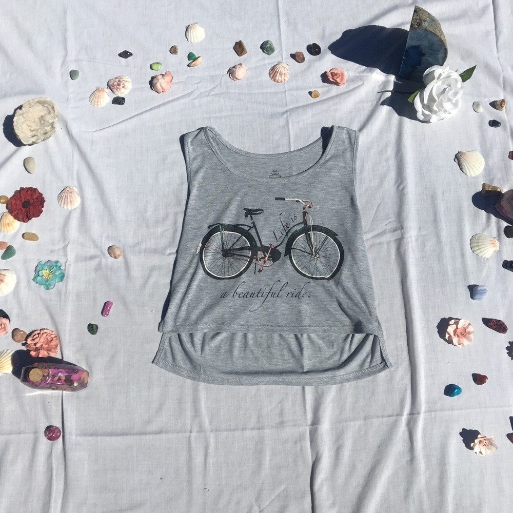 Darling Grey Crop Top